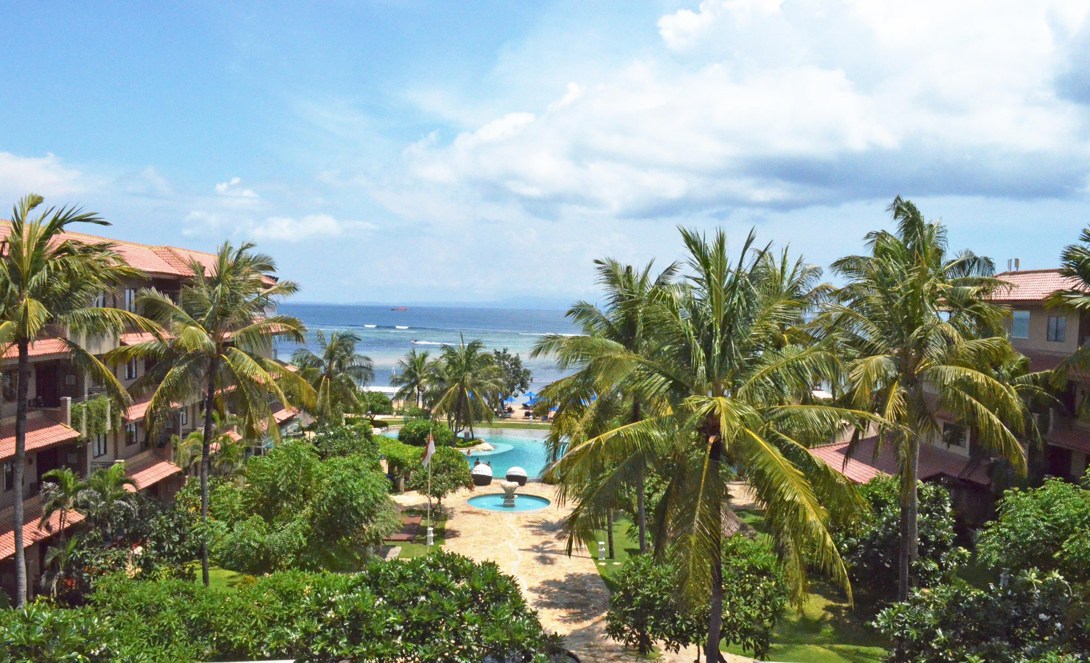 נוסא דואה Hotel Nikko Bali Benoa Beach מראה חיצוני תמונה View of the Indian Ocean from the hotel