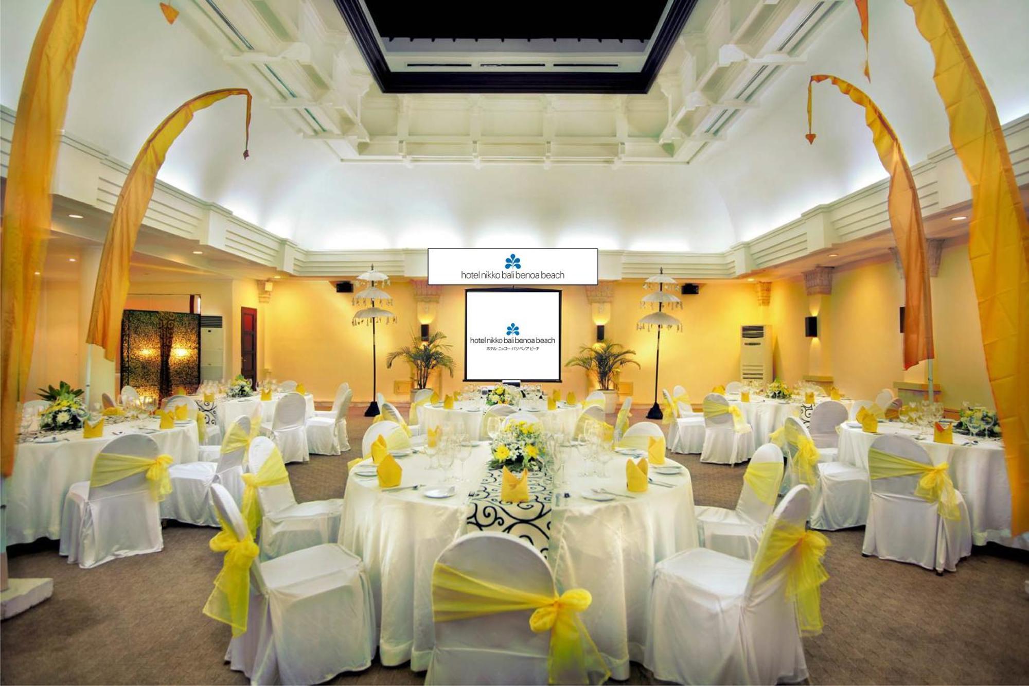 נוסא דואה Hotel Nikko Bali Benoa Beach מראה חיצוני תמונה The ballroom